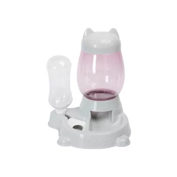 Automatyczne karmidło i poidło 2,31L + 0,53L szare 27x26x30 cm — zdjęcie 5