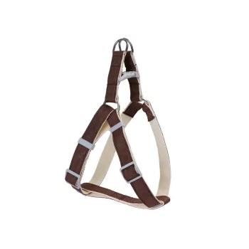Szelki z lnu i konopi L W2,5 x 55-70 cm czarne, zielone, brązowe — zdjęcie 4