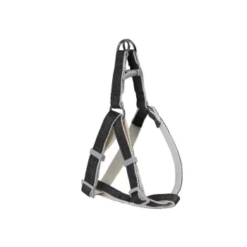 Szelki z lnu i konopi L W2,5 x 55-70 cm czarne, zielone, brązowe — zdjęcie 5