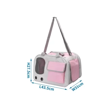 Torba na głośnik 43,5x31x27,5 cm różowa — zdjęcie 3