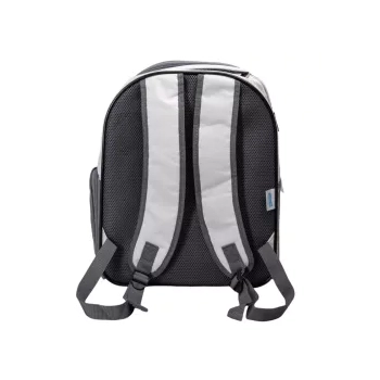 Plecak dla zwierząt PVC szary 33x23x38,5 cm, kształt ósemki — zdjęcie 5
