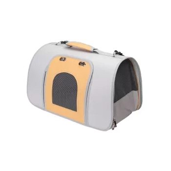 Nosidełko dwukolorowe z przodem 47,5x27x28,5 cm żółte — zdjęcie 2