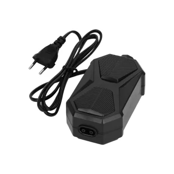 Cicha pompa powietrza 3,5W 2x2L/min czarna 14,5x7,4x5,8 cm — zdjęcie 2