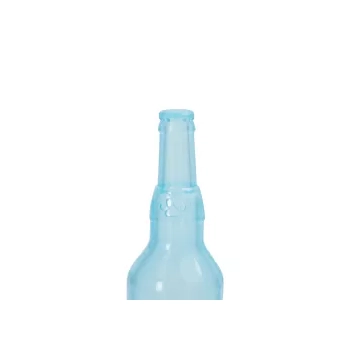 Zabawka dla psa butelka z piłeczką piszcząca 20x5,5 cm różowa, niebieska, zielona — zdjęcie 6