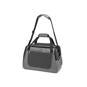 Torba podróżna dla zwierząt 52x25x35 cm szara — zdjęcie 5