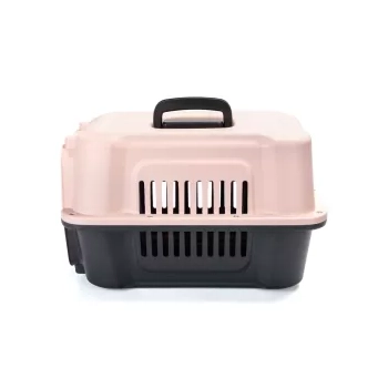 Transporter lotniczy różowo-czarny do 5 kg Nobleza — zdjęcie 4