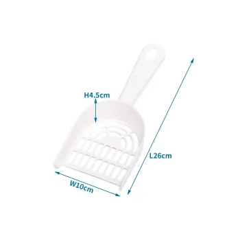 Łopatka do żwiru 26x10x4,5 cm biała — zdjęcie 5