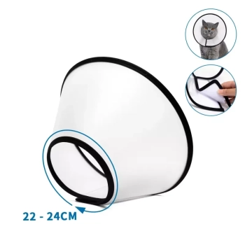 Kołnierz ochronny dla psa i kota rozmiar S 22-24 cm Nobleza