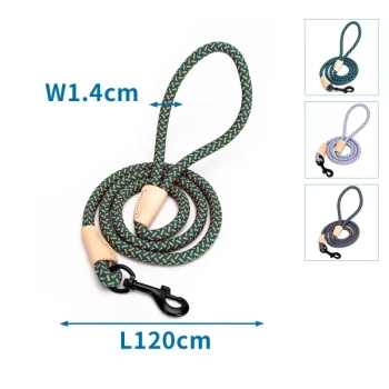 Smycz okrągła dla psa rozmiar XL 120 cm Nobleza