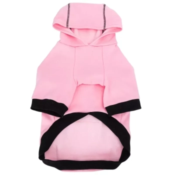 Wodoodporna bluza z kapturem z kieszenią na zamek M-30cm Różowy Szary Niebieski