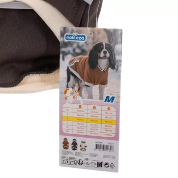 Prążkowana bluza z kapturem z kieszenią M-30cm Beżowy Szary Brązowy