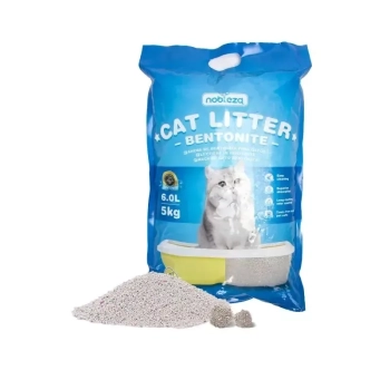 Bentonitowy żwirek dla kota 6l/5kg ziarno 1-4mm bez zapachowy Nobleza