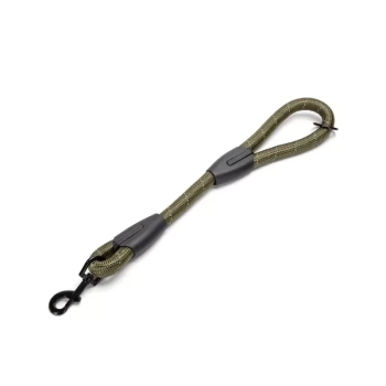 Odblaskowa krótka smycz z okrągłej liny 45 cm Nobleza