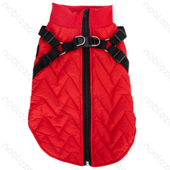 Solid color harness water-resistant cotton clothes L-35cm Black Red Green