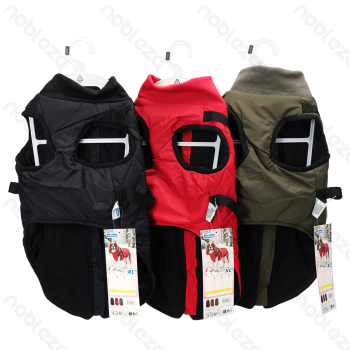 Solid color harness water-resistant cotton clothes XL-40cm Black Red Green