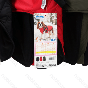 Solid color harness water-resistant cotton clothes XL-40cm Black Red Green