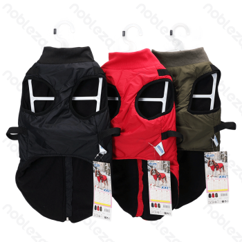 Solid color harness water-resistant cotton clothes XXL-45cm Black Red Green