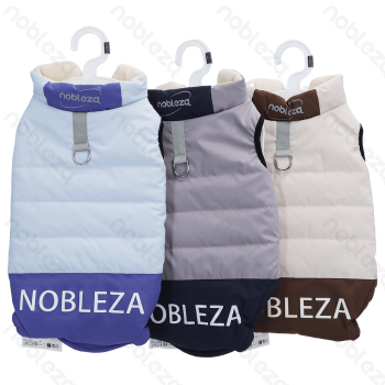 NOBLEZA reflective water-resistant cotton clothes L-35cm Khaki Blue Grey