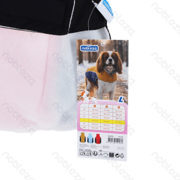 Color-block lapel water-resistant vest L-35cm Blue Red Yellow