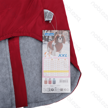 Color-block water-resistant vest XXL-45cm Dark blue&Light blue Brown&Beige Red&Grey