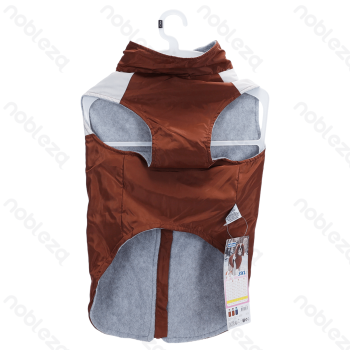 Color-block water-resistant vest 3XL-50cm Dark blue&Light blue Brown&Beige Red&Grey