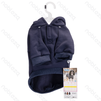 Reflective hooded sweatshirt L-35cm Grey Navy blue Brown