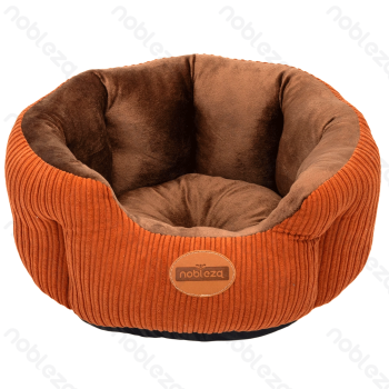 Donut cat bed L40*W40*H18cm Brown