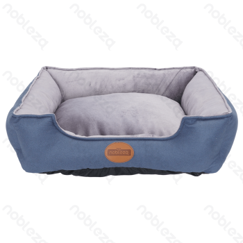 Waterproof fabric square bed three-piece set L50*W38*H18cm L60*W48*H20cm L70*W58*H21cm Blue