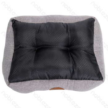 Linen-like square bed 3-piece set L50*W38*H18cm L60*W48*H20cm L70*W58*H21cm Grey