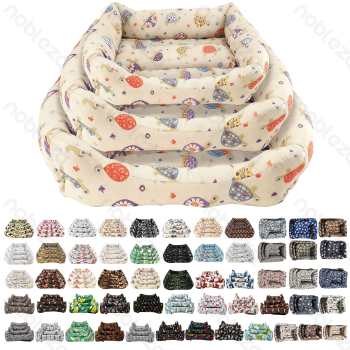 Square bed three-piece set S:48*58CM M：57*72CM L:65*83CM pattern assorted