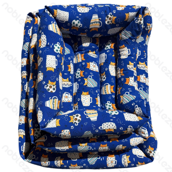 Square bed three-piece set S:48*58CM M：57*72CM L:65*83CM pattern assorted
