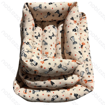 Square bed three-piece set S:48*58CM M：57*72CM L:65*83CM pattern assorted