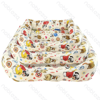 Square bed three-piece set S:48*58CM M：57*72CM L:65*83CM pattern assorted