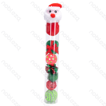 Cat toys Christmas toy set L36*W6*H5CM Red Green White