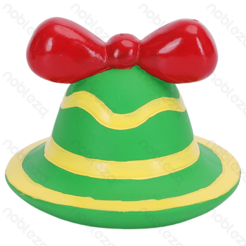 Squeaky rubber toy Hat L7*W8.7*H7CM&L7*W7.5*H7 Yellow&Green Red&Green