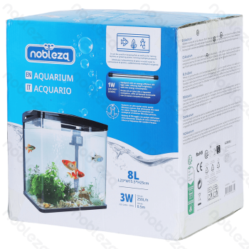 Fish tank 8L L23*W15.5*H25cm Black