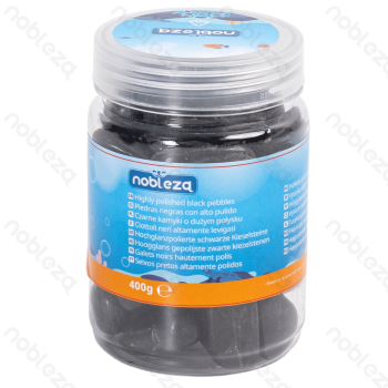 Professional fish tank stone Polished black gravel 20-30mm 400G