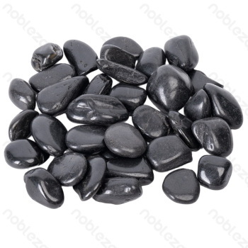 Professional fish tank stone Polished black gravel 20-30mm 400G