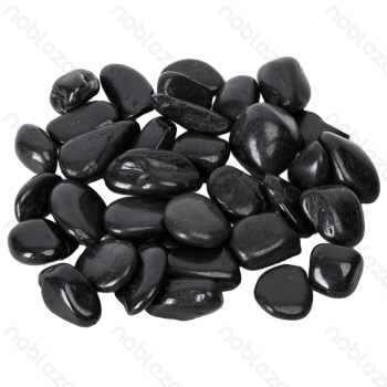 Professional fish tank stone Polished black gravel 20-30mm 400G