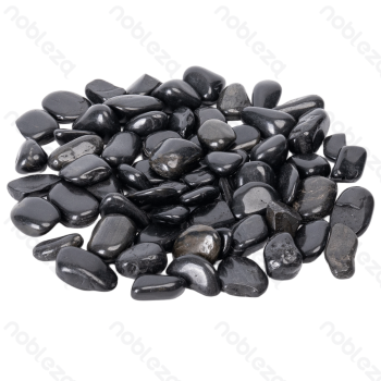 Professional fish tank stone Polished black gravel 20-30mm 700G