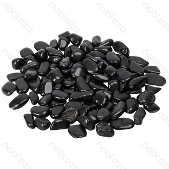 Professional fish tank stone Polished black gravel 20-30mm 1000G