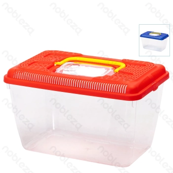 Handy breeding box L25.5*W16.5*H16CM Blue Red