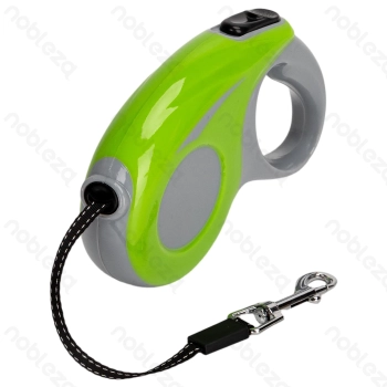 Flowing light automatic retractable leash 5m Webbing L500W1.0cm Product L18*W10.7*H3.5cm Black Blue Green