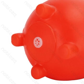 Squeaky rubber toy Four-eyed monster L10*W6.5*H8.7CM Red