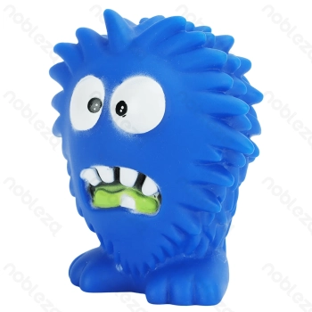 Squeaky rubber toy Spiky monster L8*W6.2*H9.5CM Purple