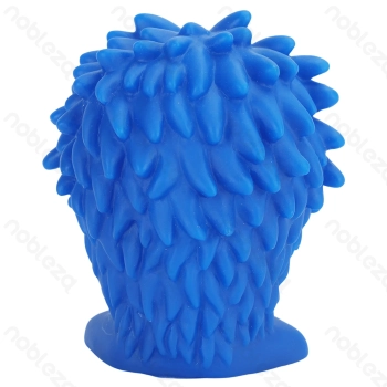 Squeaky rubber toy Spiky monster L8*W6.2*H9.5CM Purple