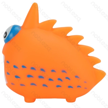 Squeaky rubber toy One-eyed monster L10*W6.5*H9.5CM Orange