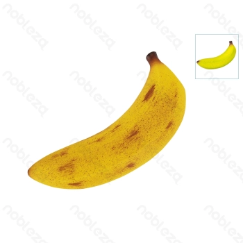 Nobleza Squeaky rubber toy Banana L15.5*W6.7*H4CM Yellow Green