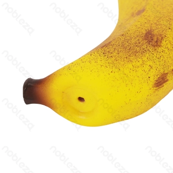 Nobleza Squeaky rubber toy Banana L15.5*W6.7*H4CM Yellow Green