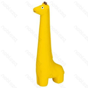 Squeaky rubber toy Dinosaur Giraffe Elephant L10.5*W5.5*H21.8CM Green Yellow Grey